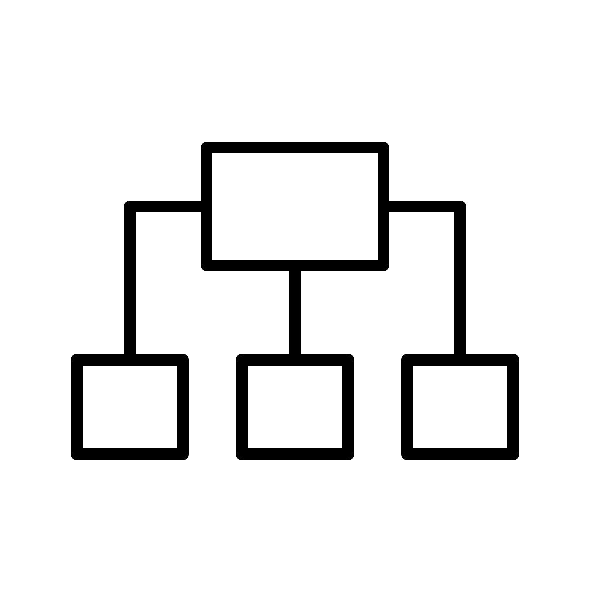icona flow chart apple sf ultralight style