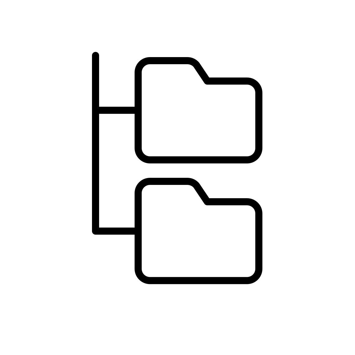 apple sf ultralight style 文件夹树 icon