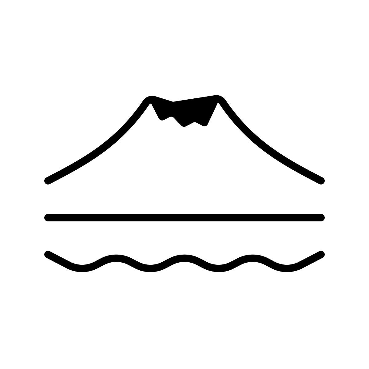 apple sf ultralight style 후지 화산 icon