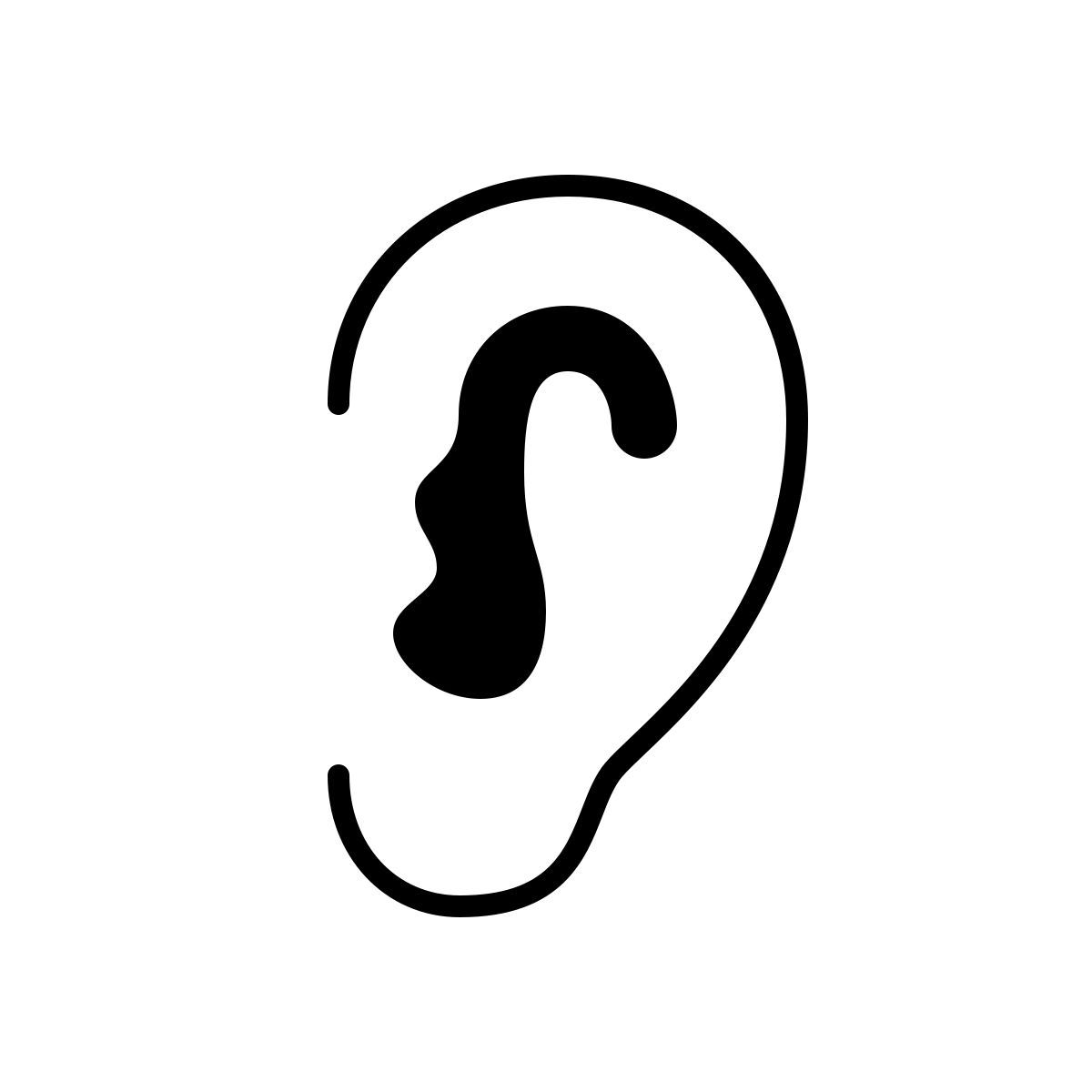 apple sf ultralight style 听力 icon