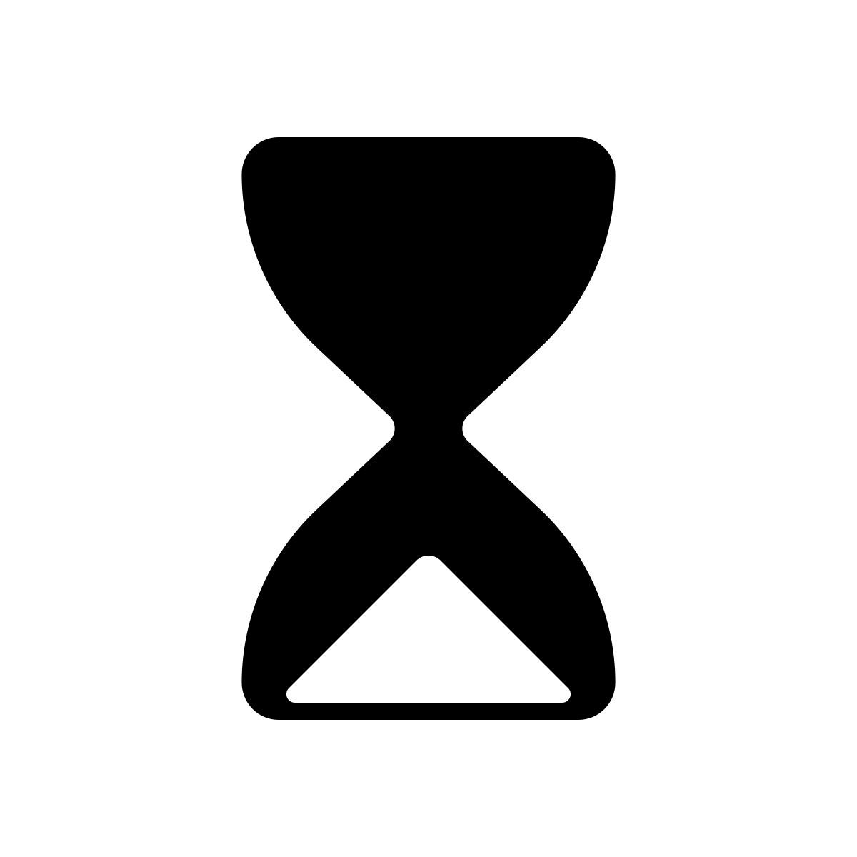 apple sf ultralight style sablier (fond) icon