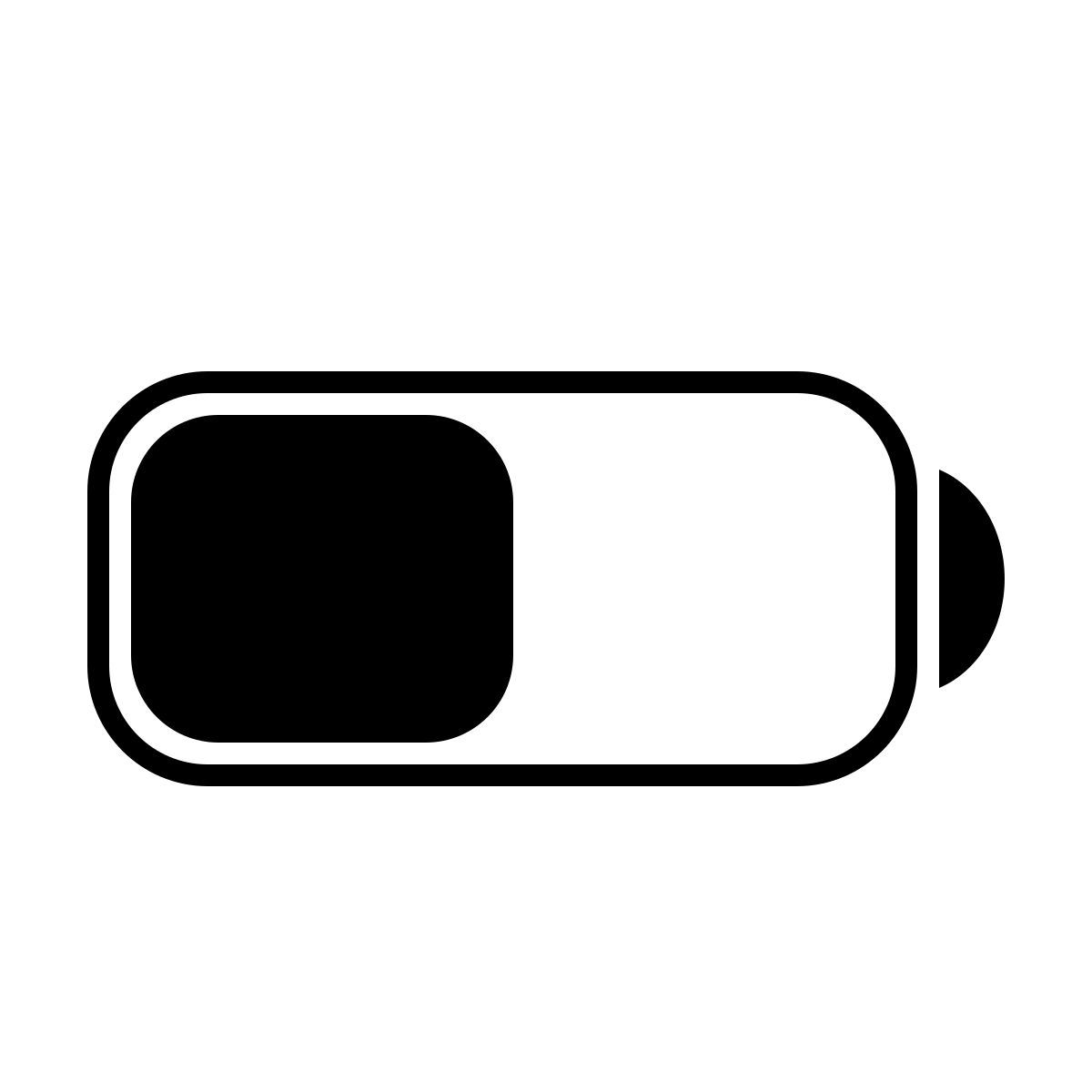 apple sf ultralight style 반 충전 icon