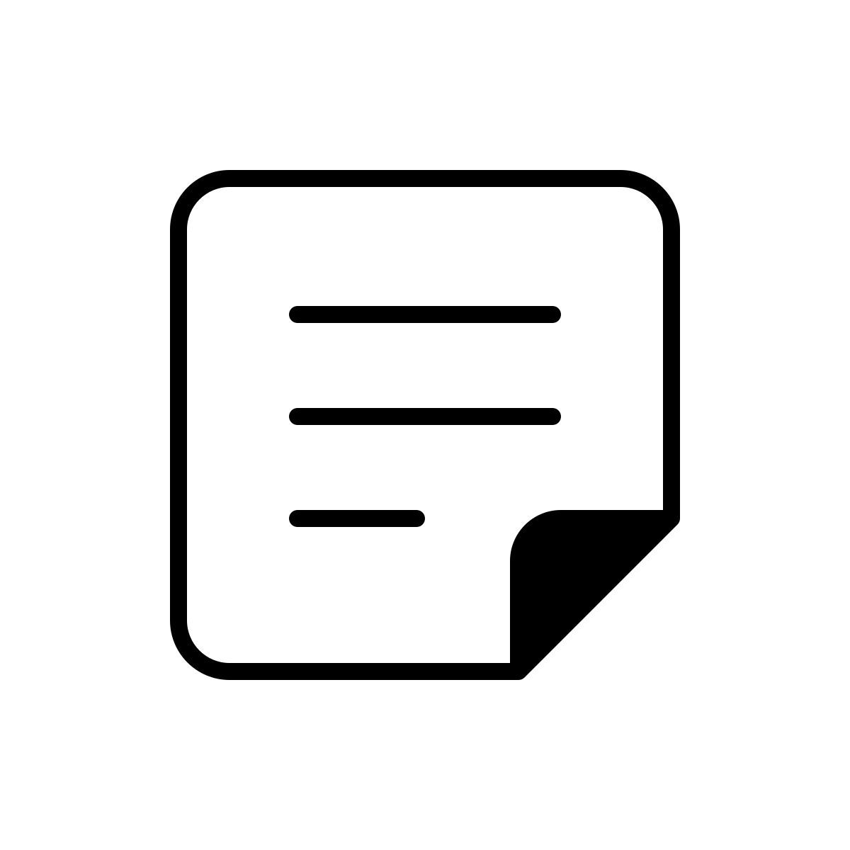 apple sf ultralight style note icon