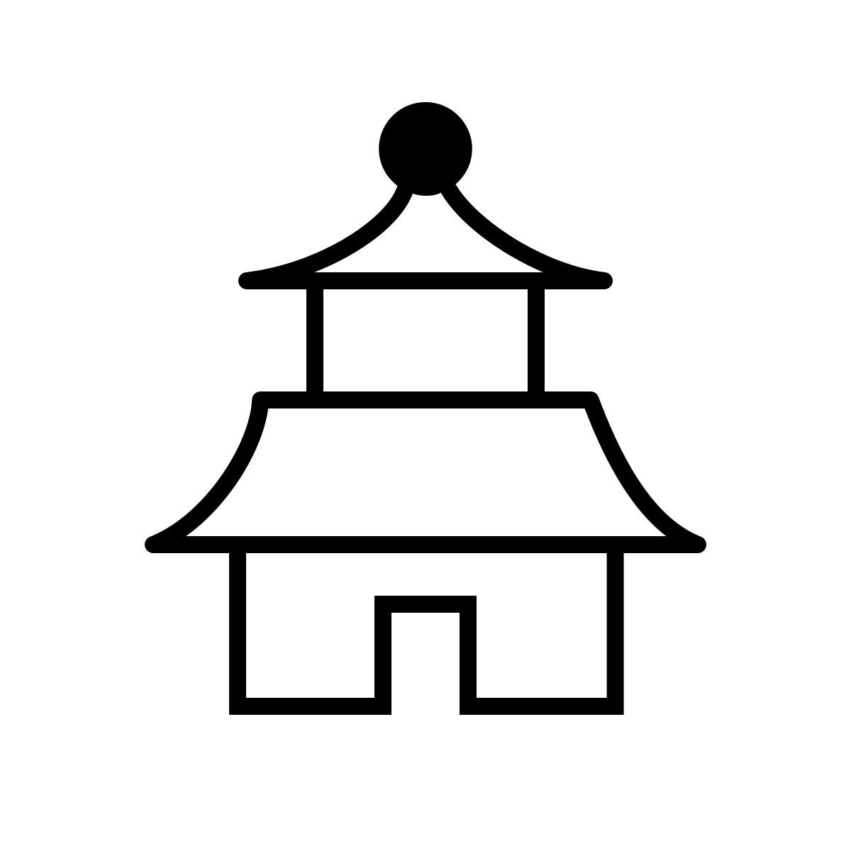apple sf ultralight style pagoda icon