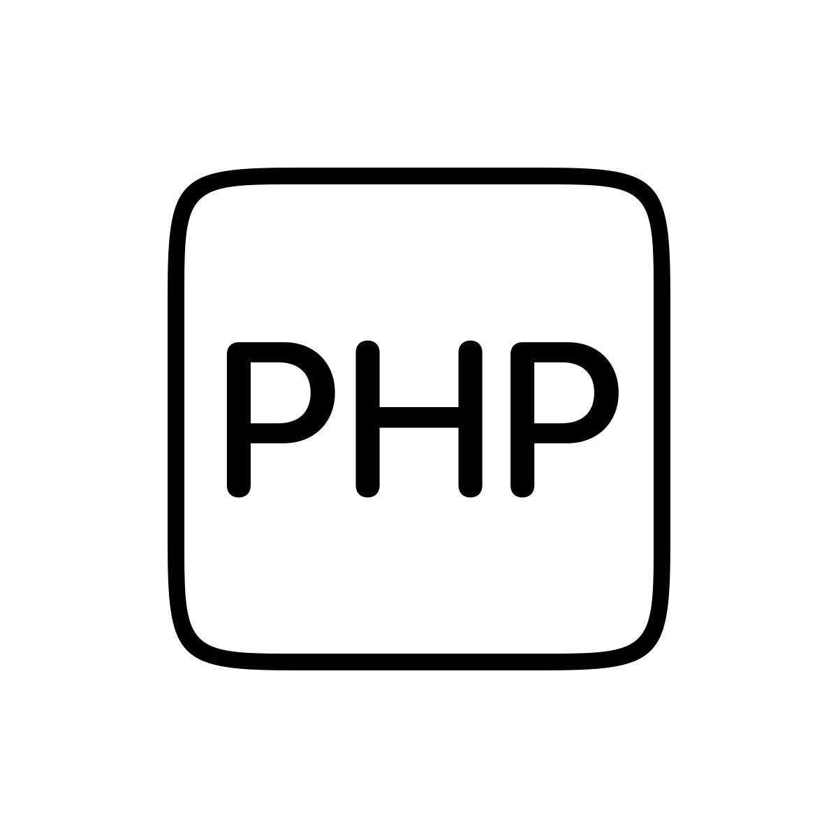apple sf ultralight style php icon