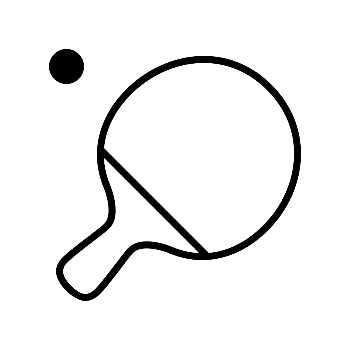 apple sf ultralight style ping pong icon