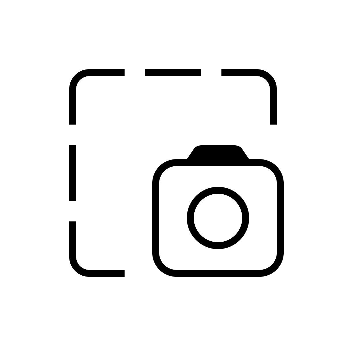 apple sf ultralight style screenshot icon