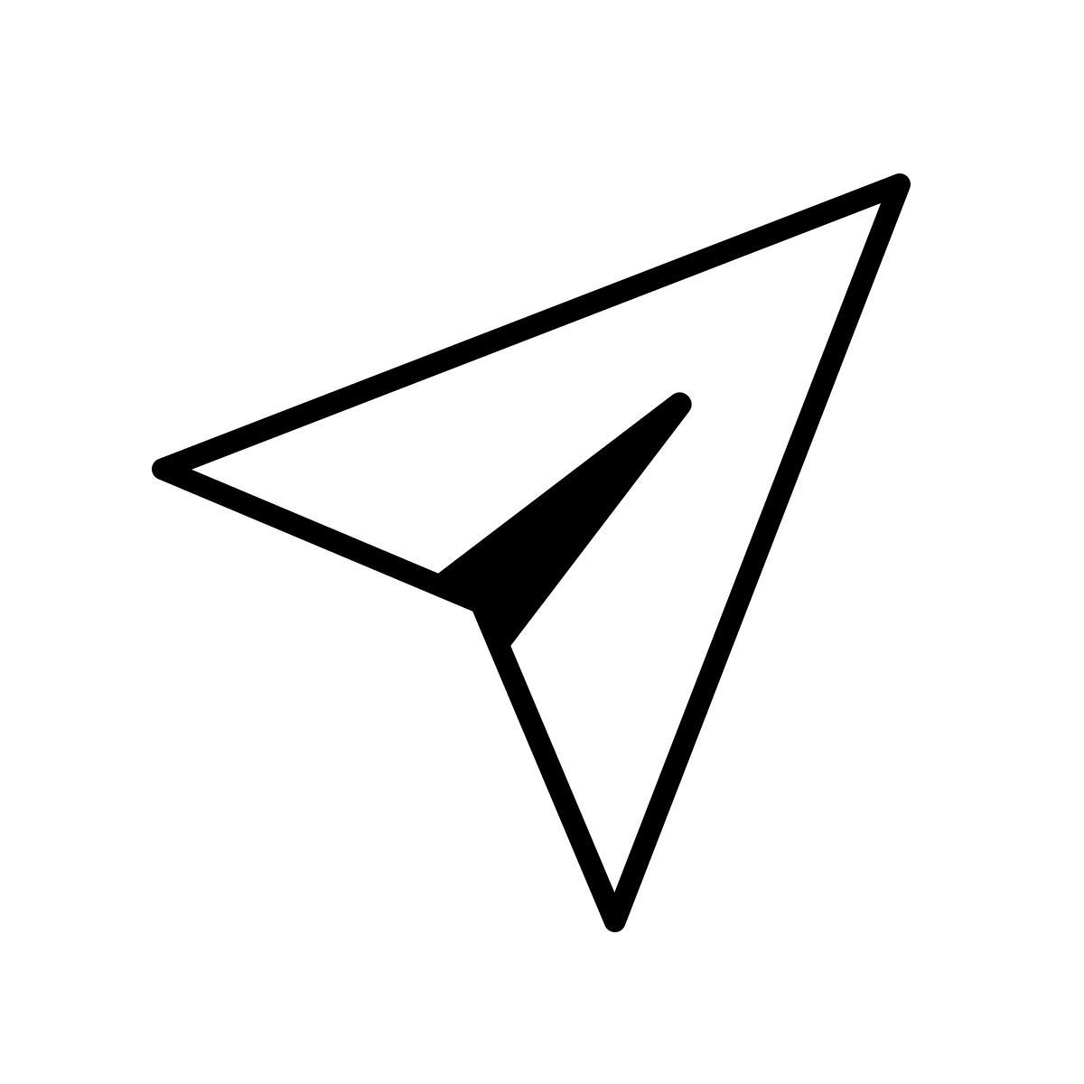 apple sf ultralight style gesendet icon