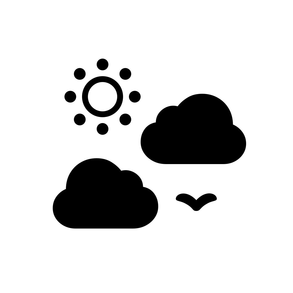 apple sf ultralight style 天空 icon