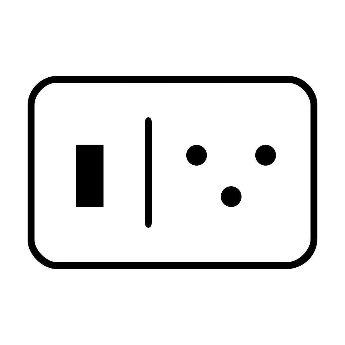 apple sf ultralight style switchboard icon