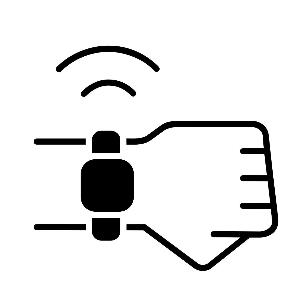 apple sf ultralight style wearable technology icon