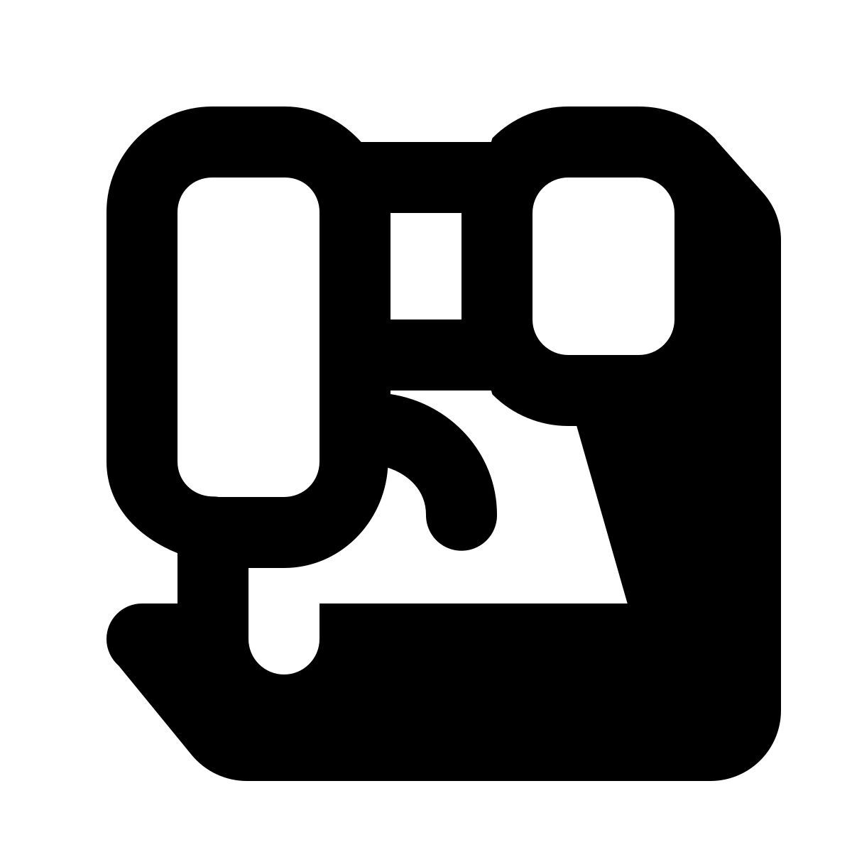 shadow style air staple gun icon