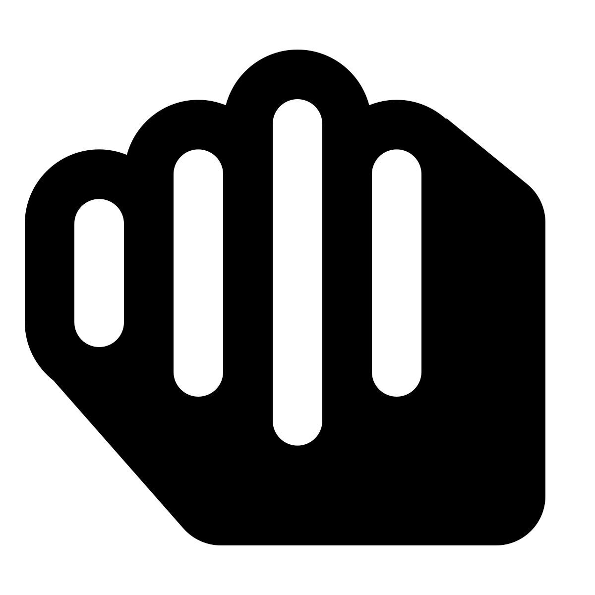 shadow style onda de sonido icon