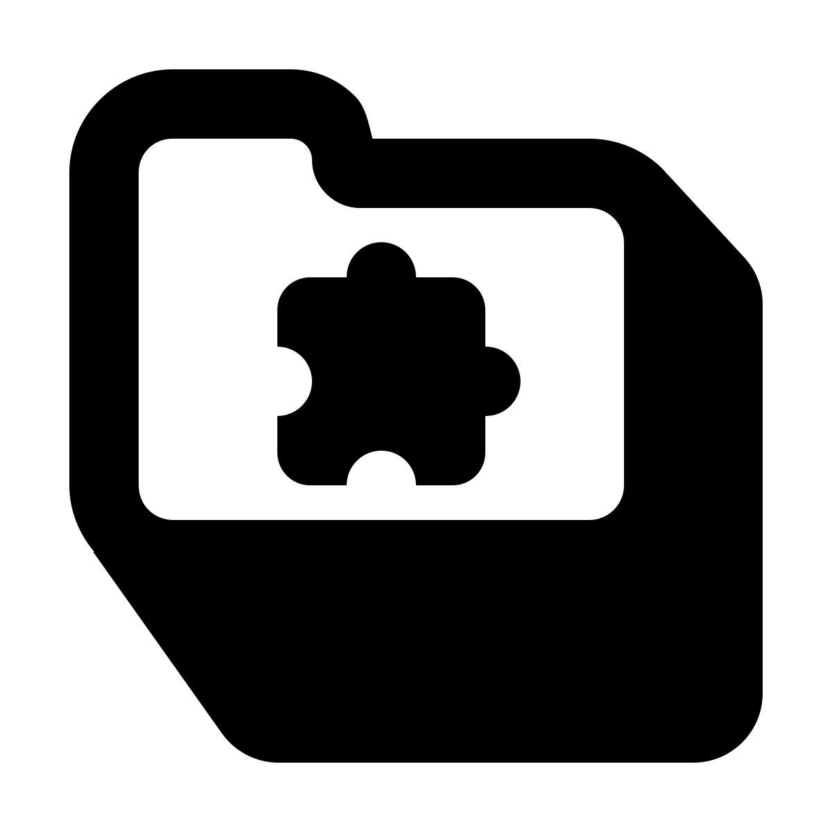 shadow style extensions folder icon