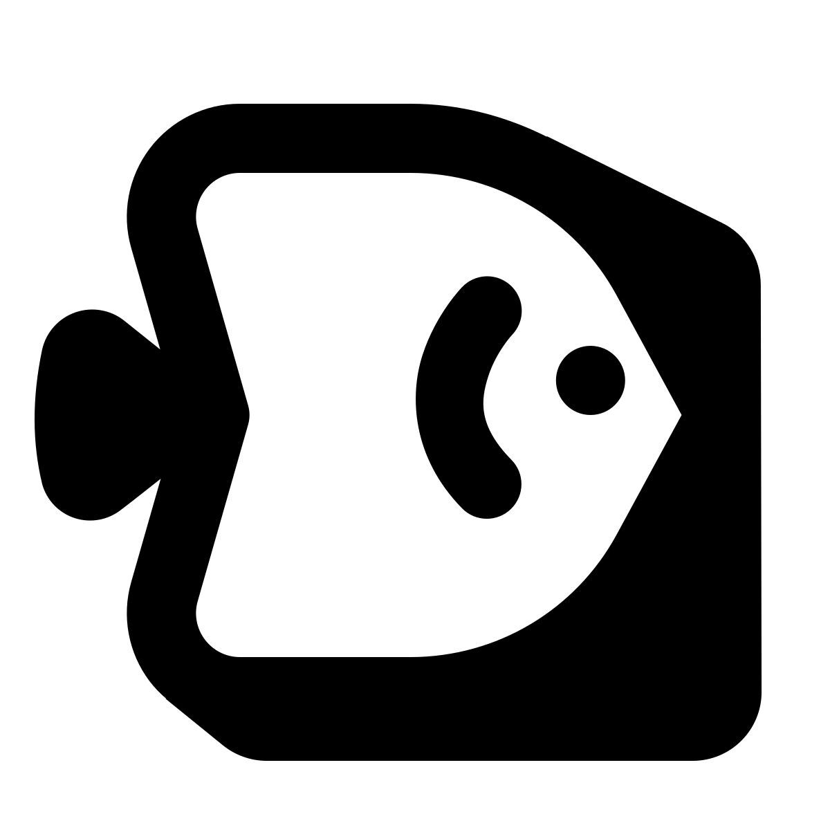 shadow style 鱼 icon