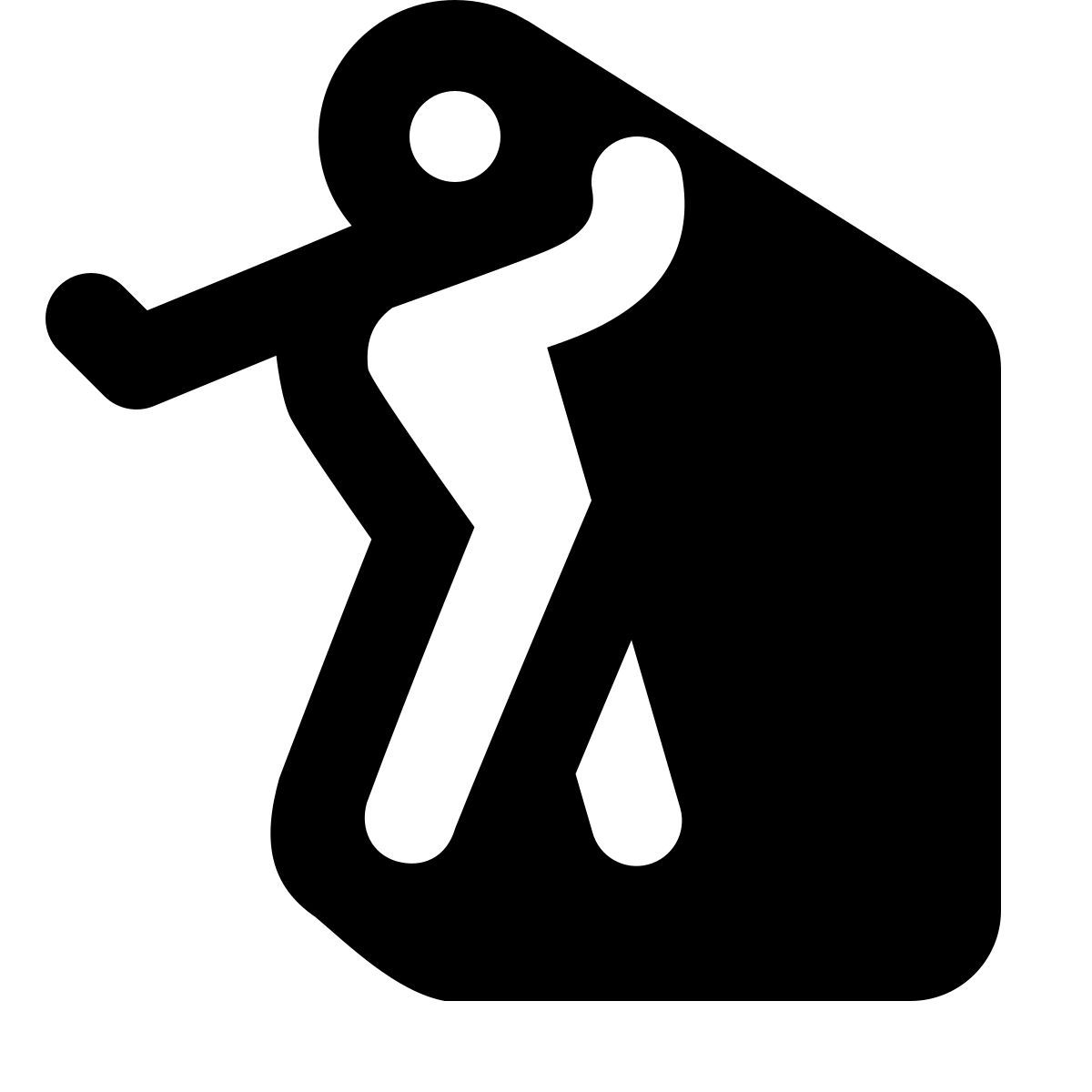 shadow style 高尔夫球 icon