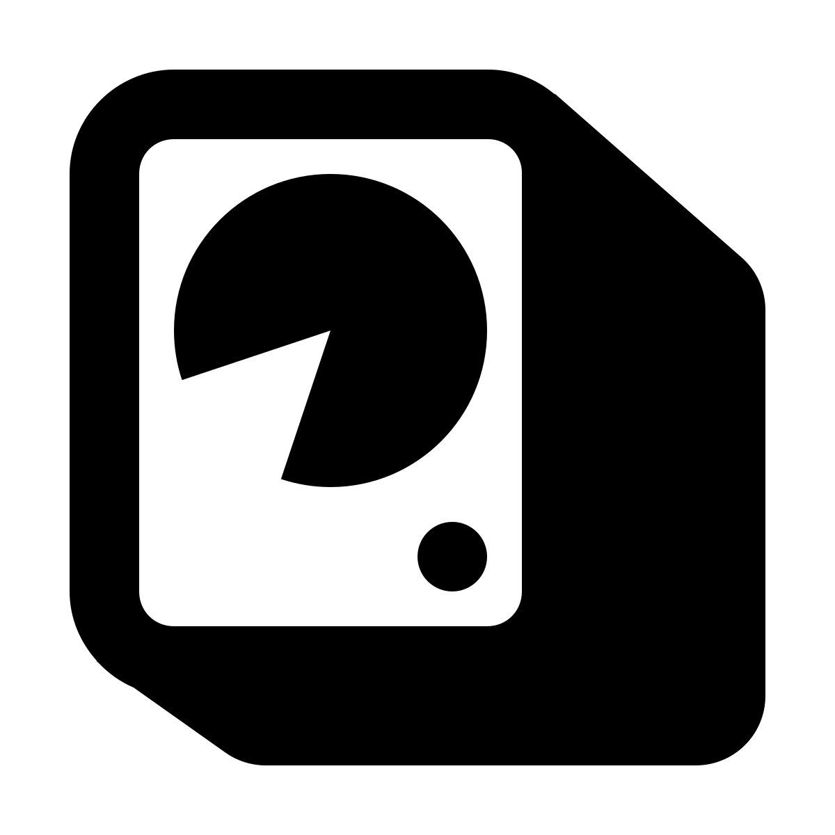 shadow style disco rigido icon