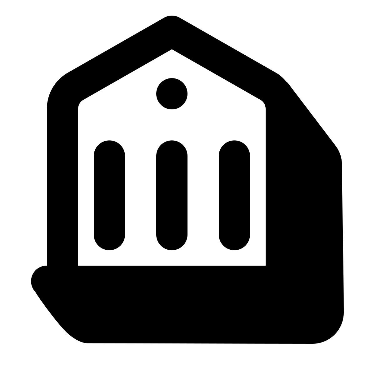 shadow style biblioteca icon
