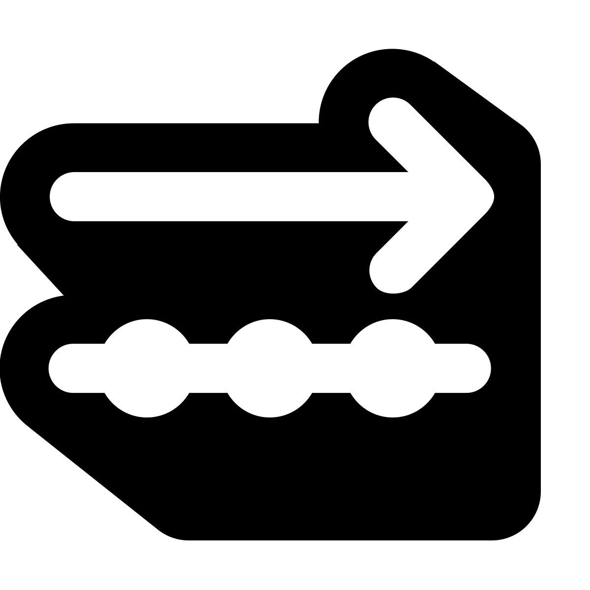 shadow style outgoing data icon