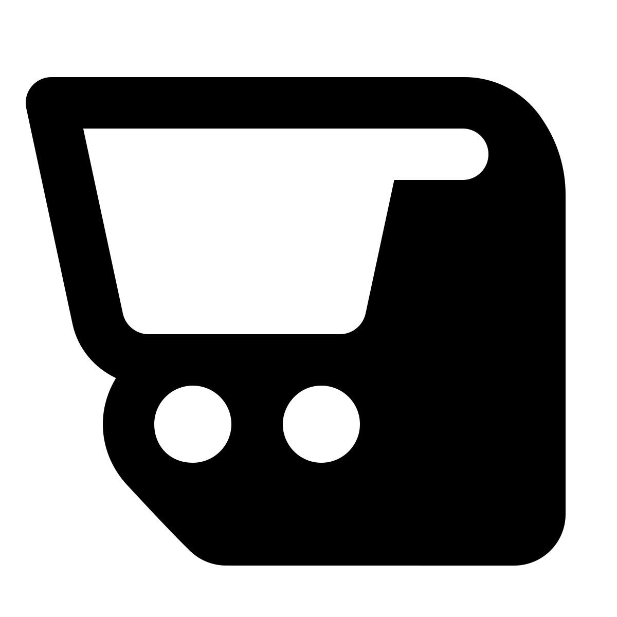 shadow style warenkorb icon