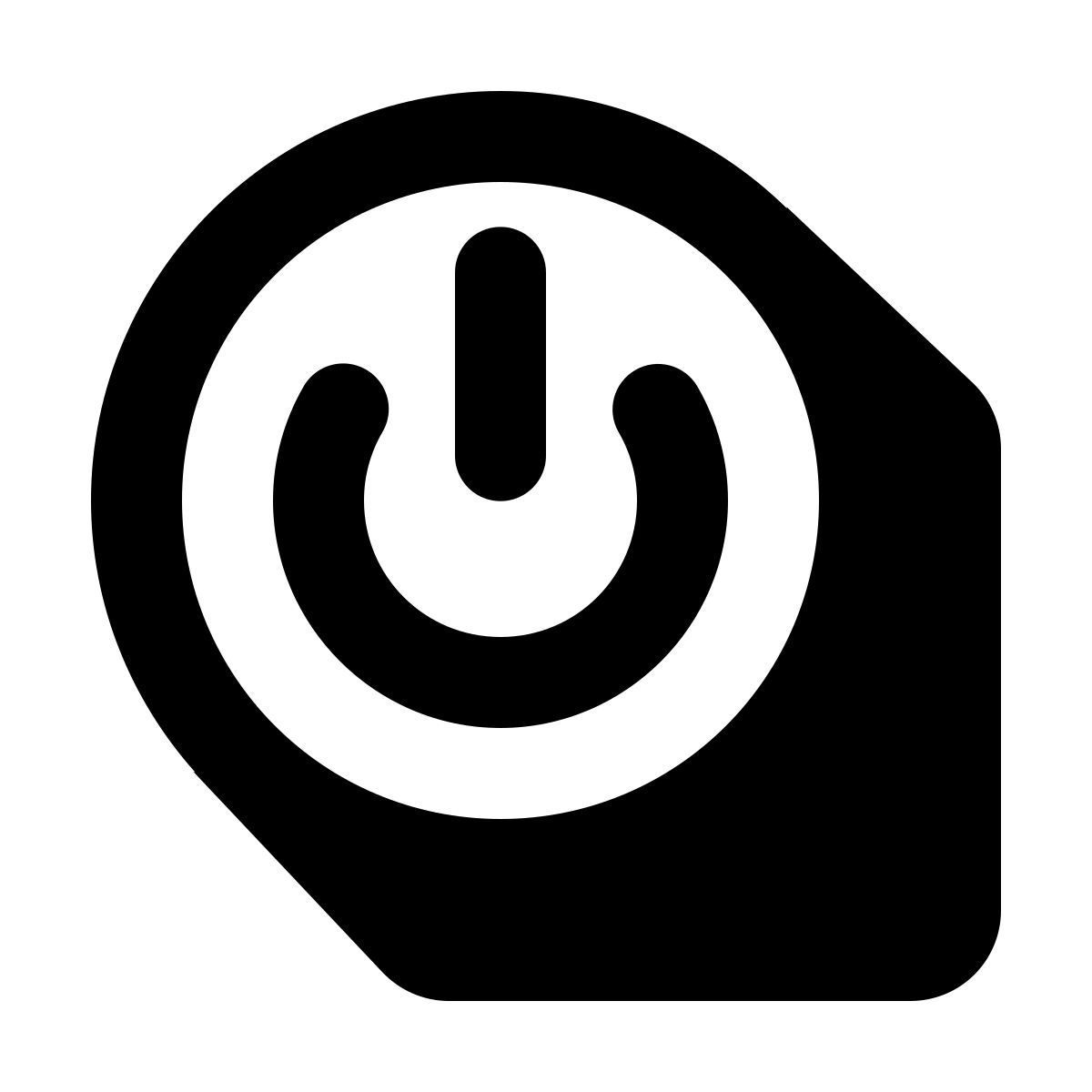 shadow style spegnere icon