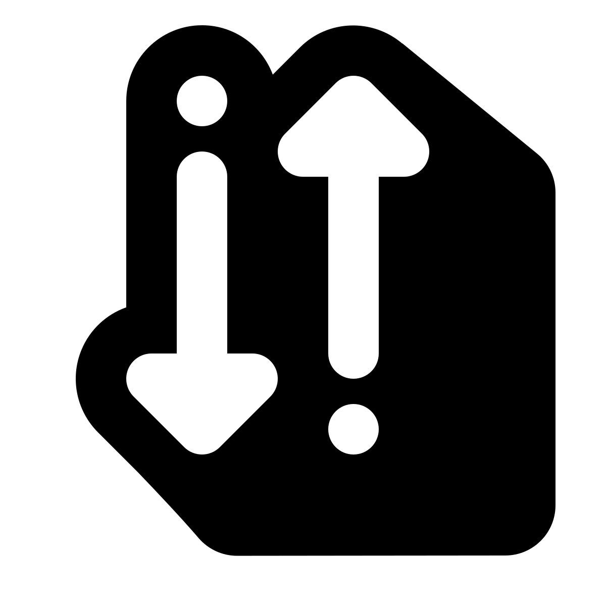 shadow style flechas de ordenar icon