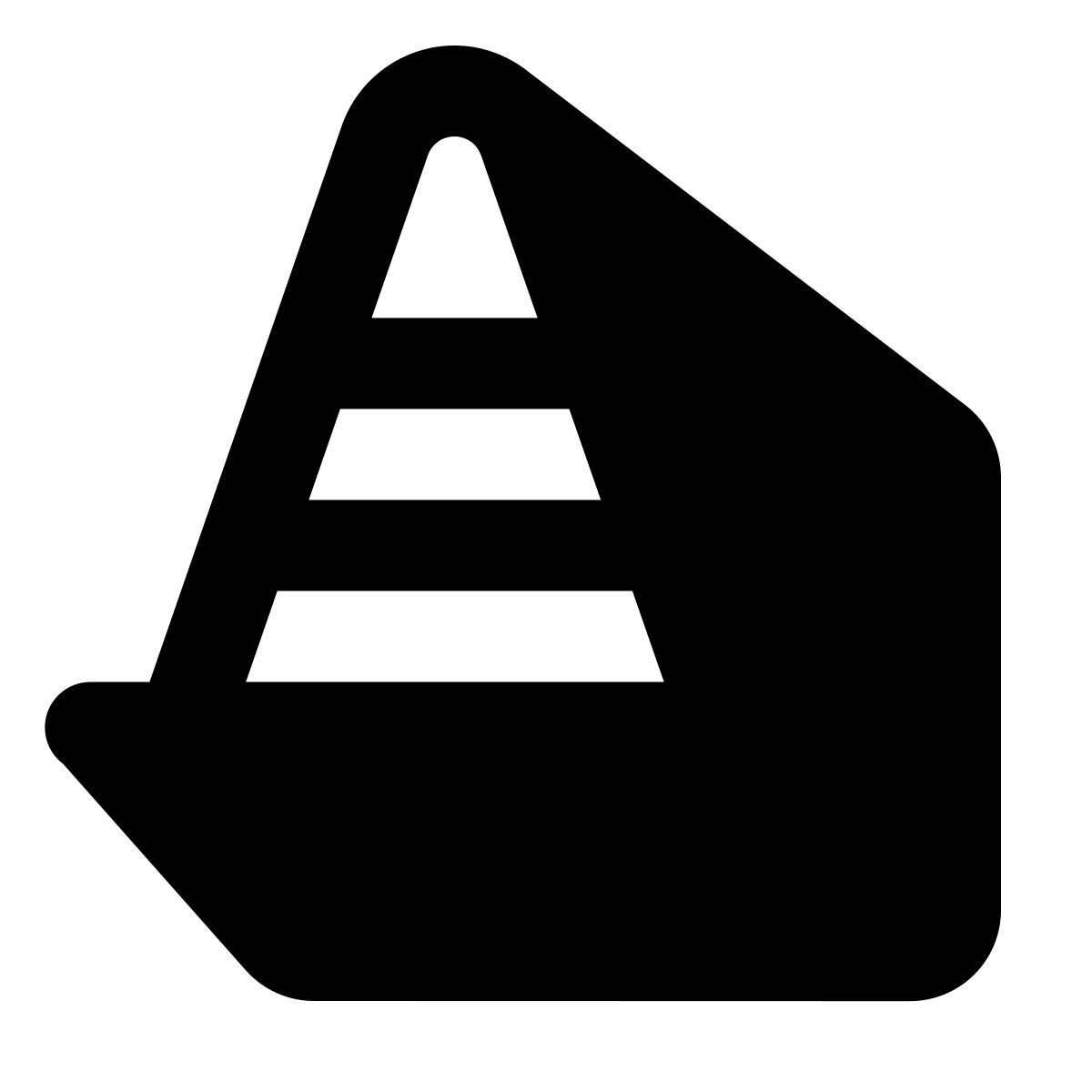 shadow style en construction icon