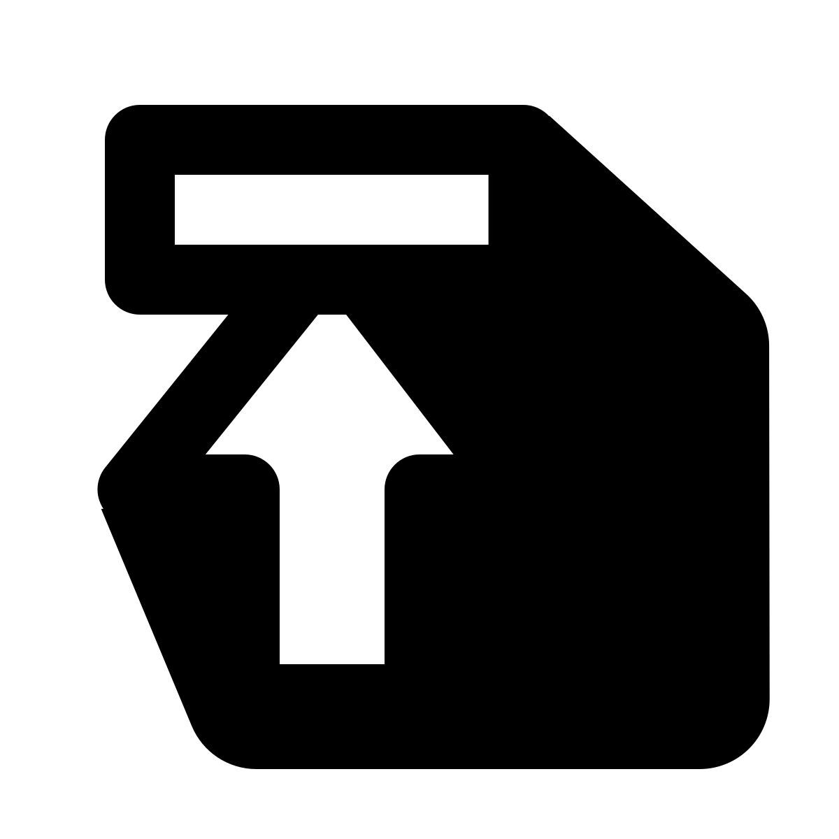 shadow style subir icon