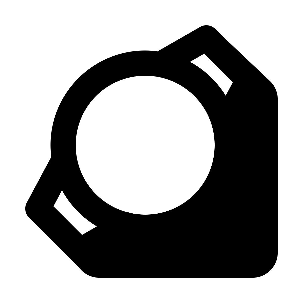 shadow style relojes vista de frente filled icon