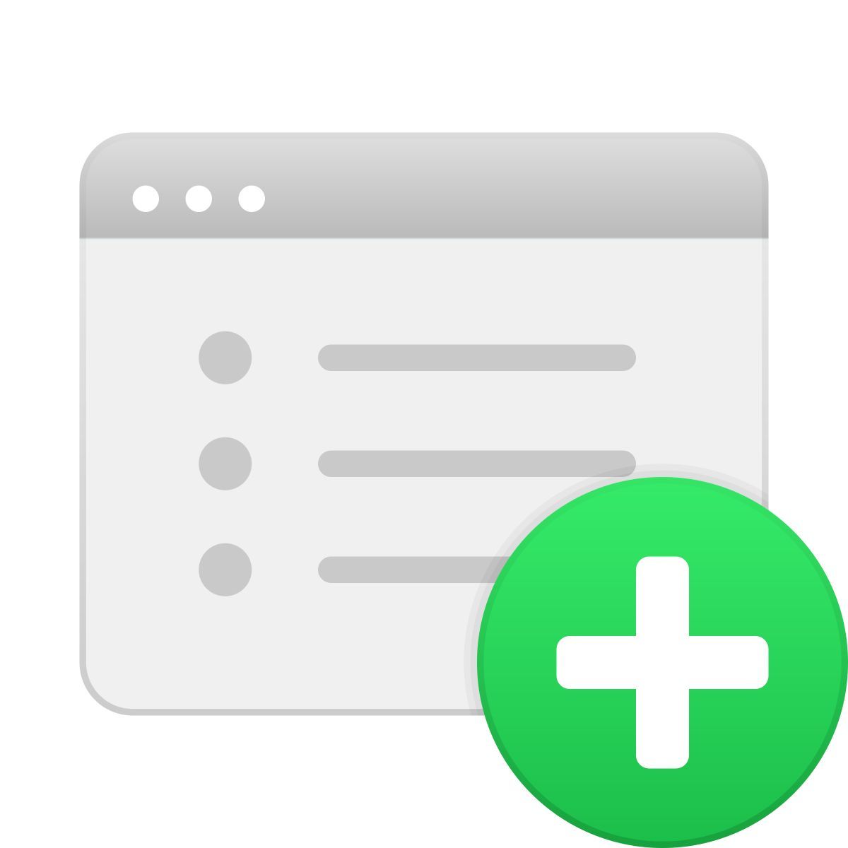 skeuomorphism style 속성 추가 icon