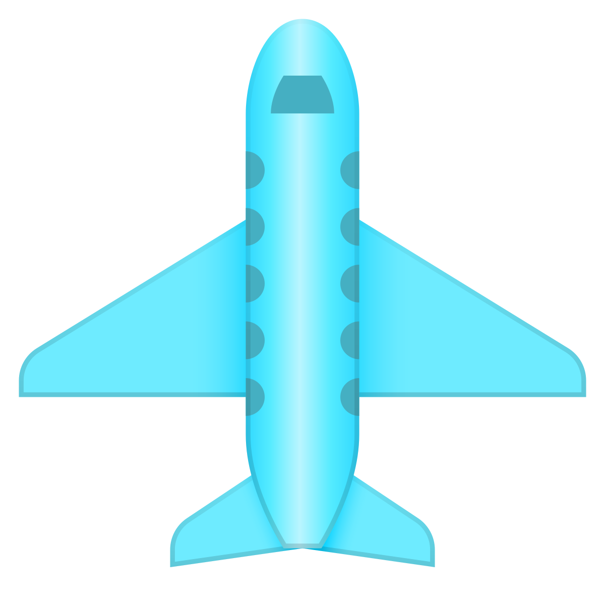 skeuomorphism style airport icon