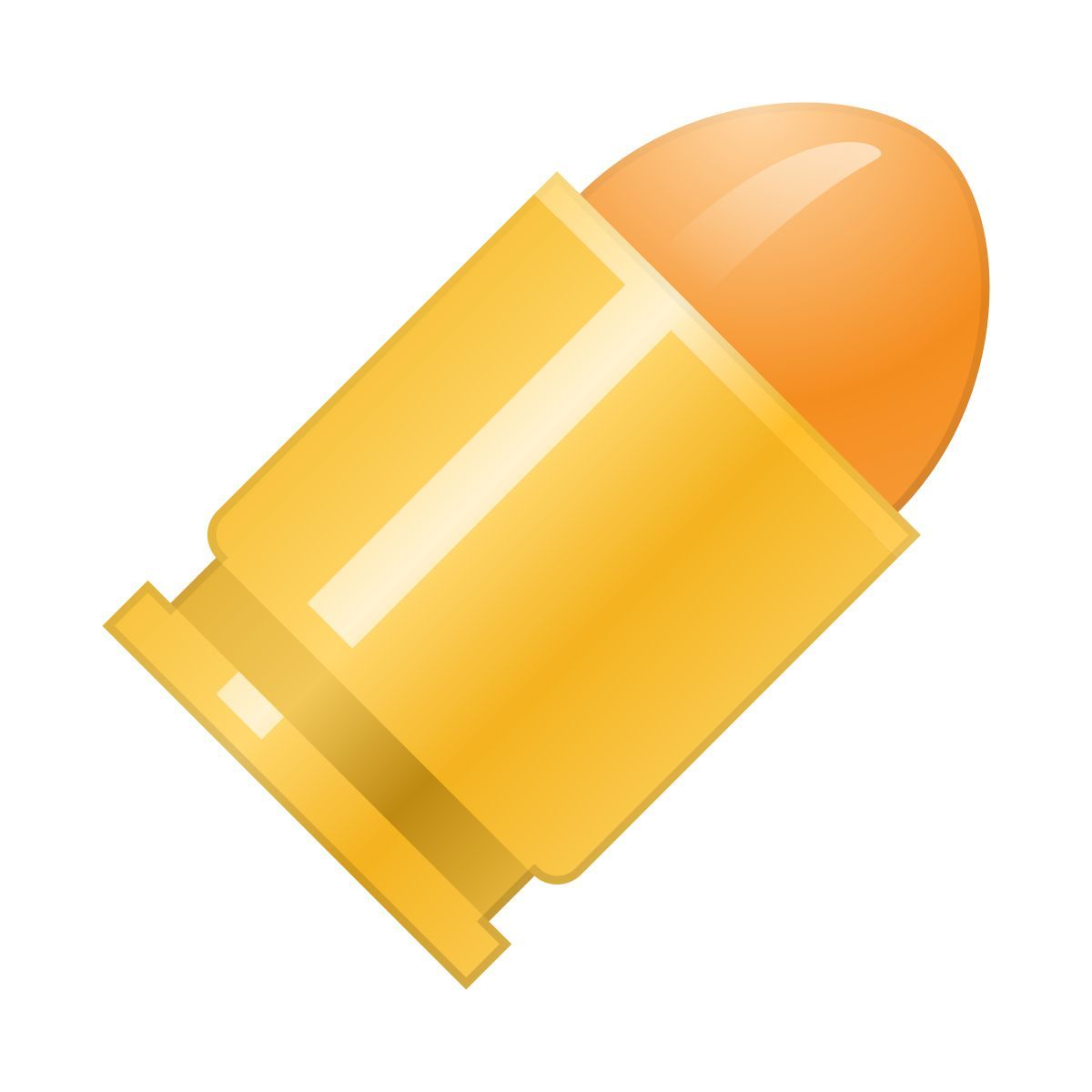 skeuomorphism style 子弹 icon