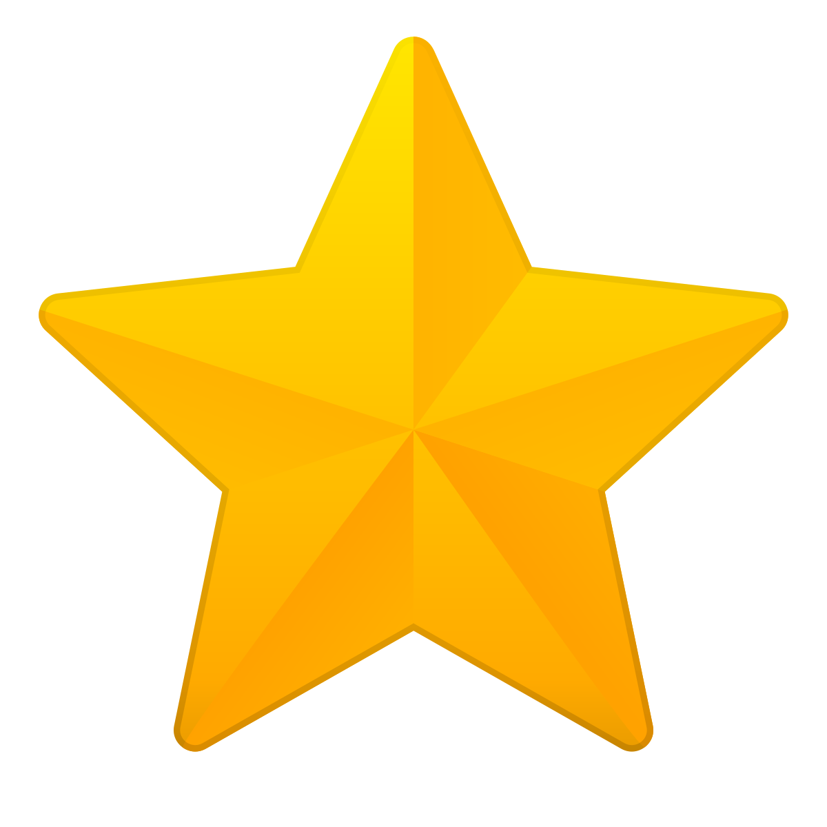 skeuomorphism style christmas star icon