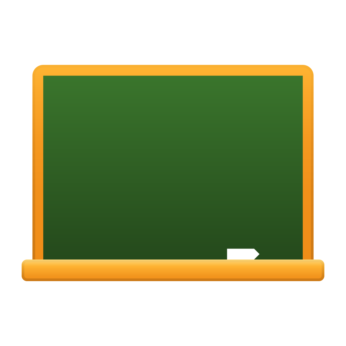 skeuomorphism style classroom icon