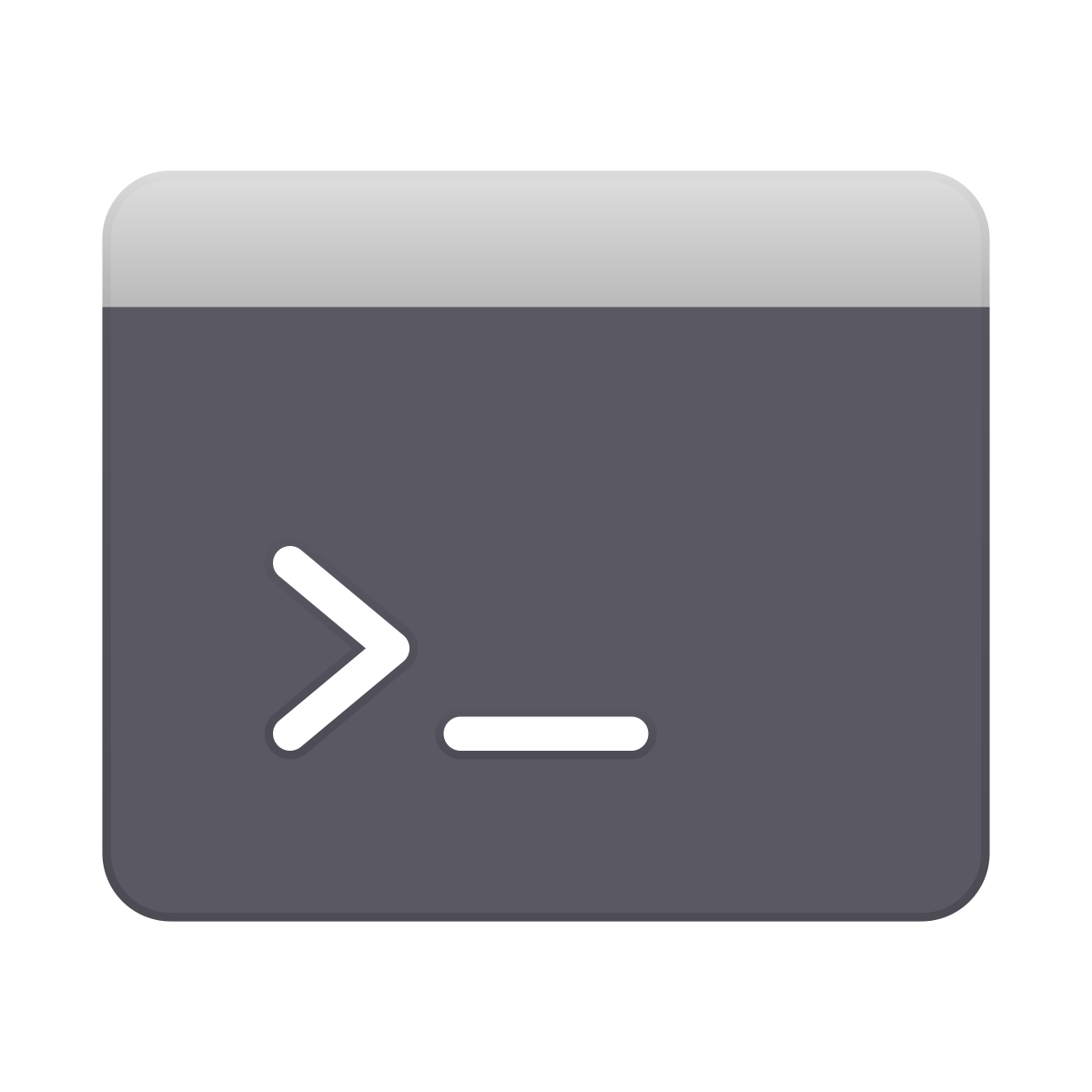 skeuomorphism style console icon