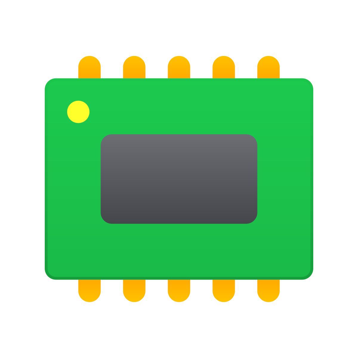 skeuomorphism style électronique icon