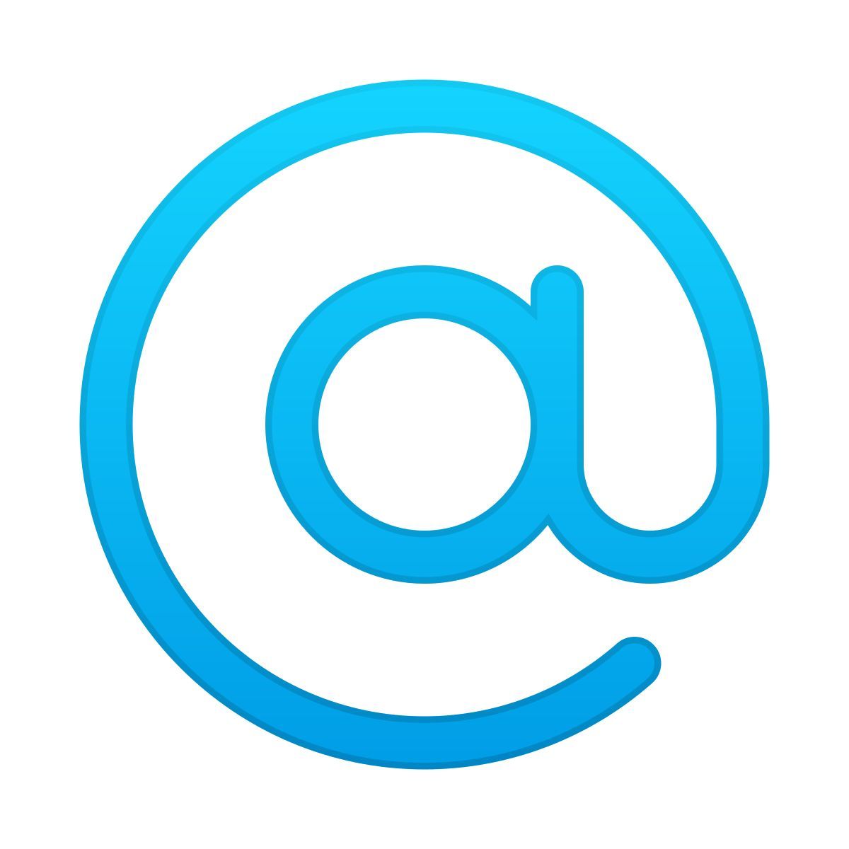 skeuomorphism style posta elettronica icon