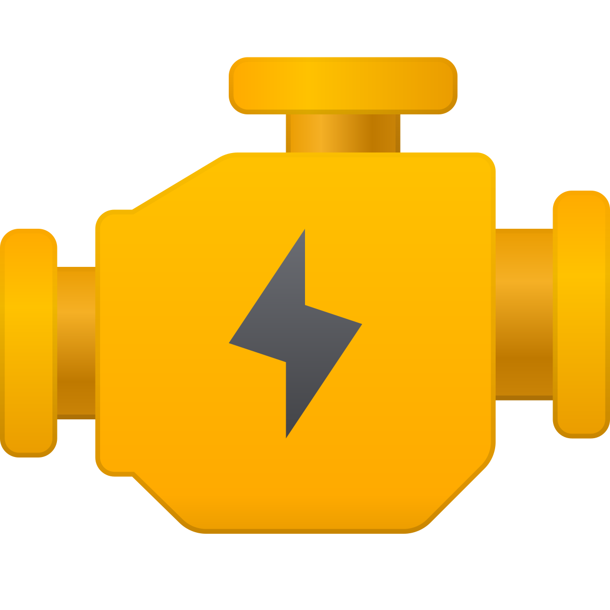 skeuomorphism style engine icon