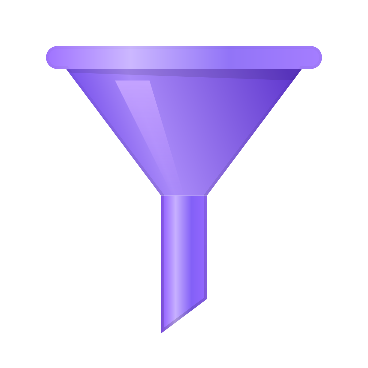 skeuomorphism style filter icon