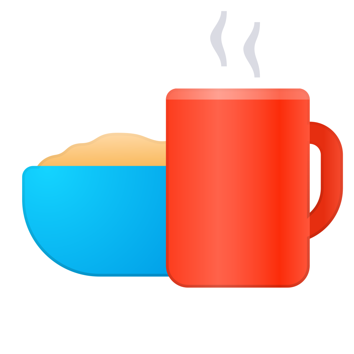 skeuomorphism style food bar icon