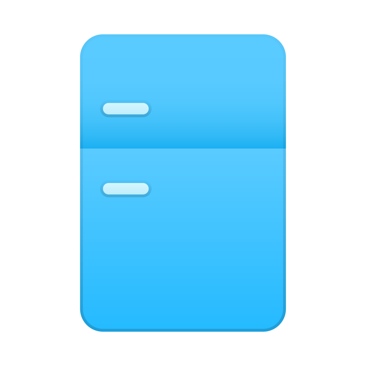 skeuomorphism style fridge icon