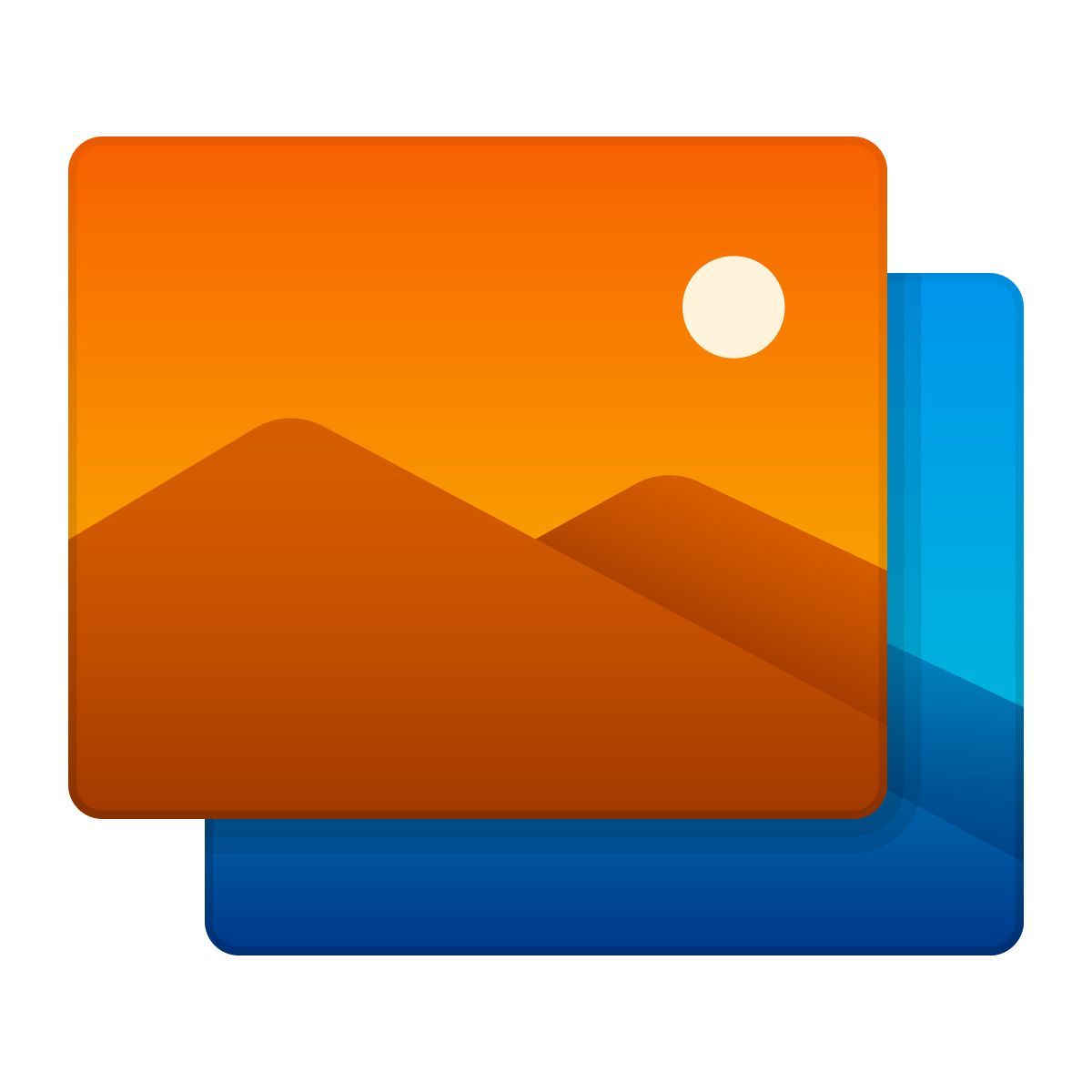 skeuomorphism style 画廊 icon