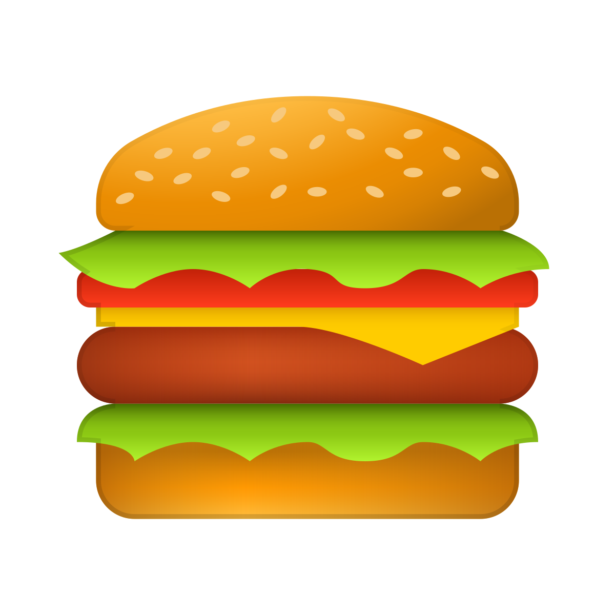 skeuomorphism style hamburger icon