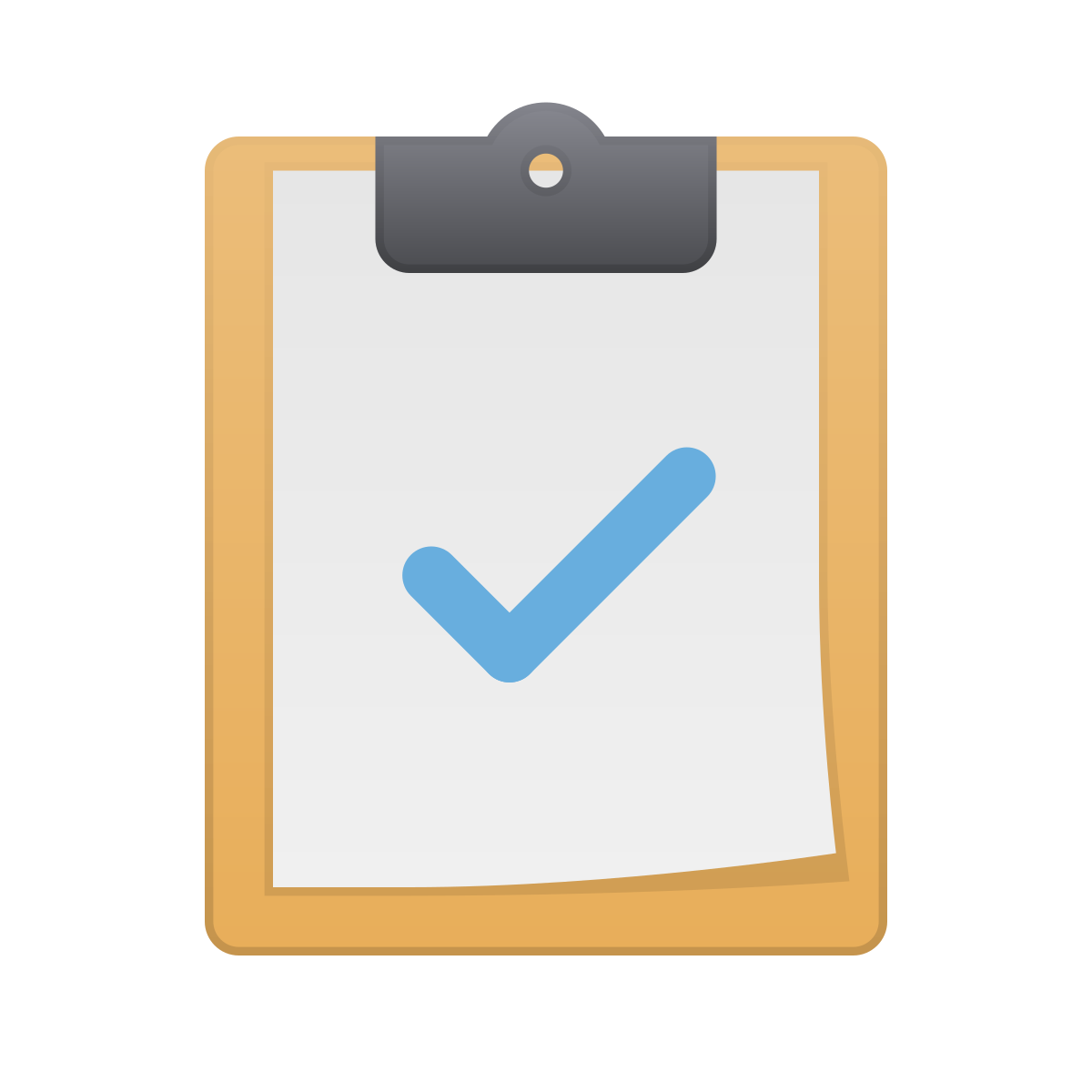 skeuomorphism style inspection icon