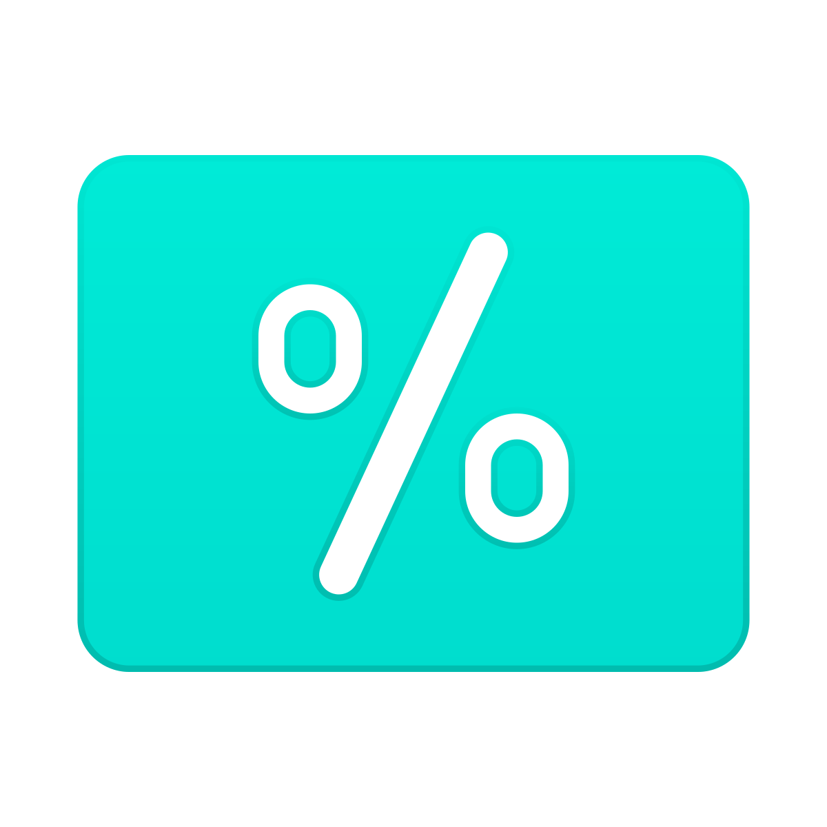 skeuomorphism style loyalty card icon
