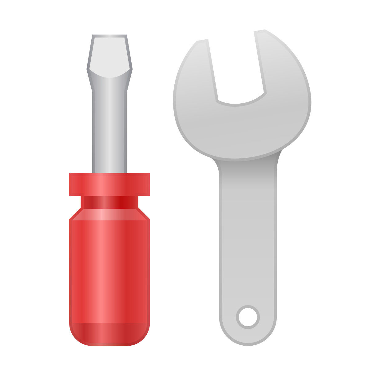 skeuomorphism style maintenance icon