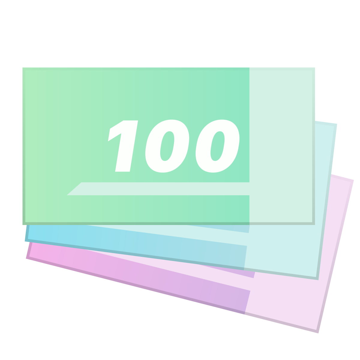skeuomorphism style money icon
