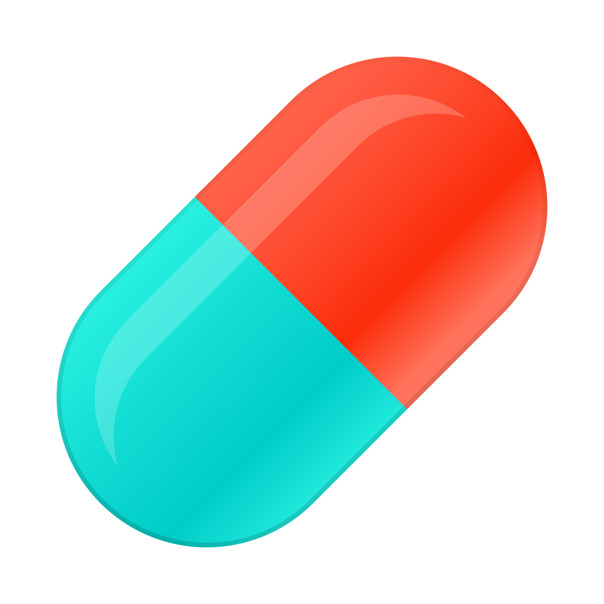 skeuomorphism style pill icon