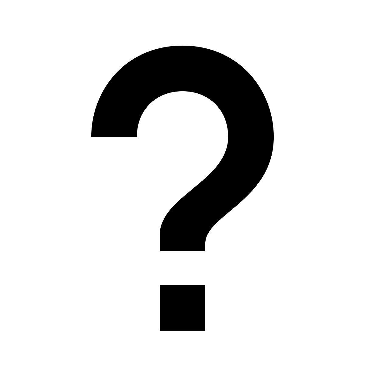 skeuomorphism style question cursor icon