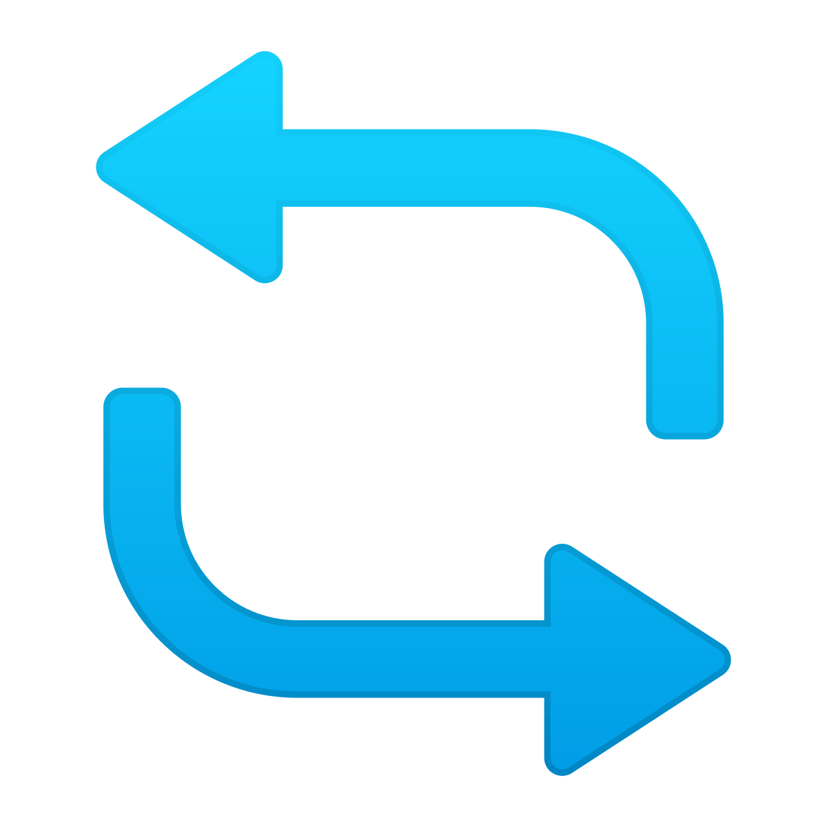 skeuomorphism style repeat icon